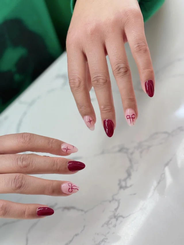 Bow-tiful nails 🎀

Book now at: https://gemmanailsspa.ca

#nailsinspo 
#missisauganailtech 
#summernailsinspo 
#torontonailtech