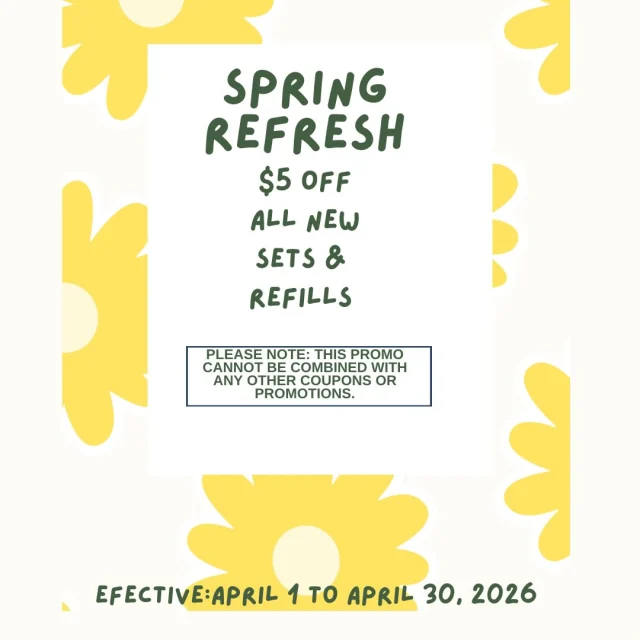 Spring specials just dropped 💐 Book now!

https://gemmanailsspa.ca

#springpromonail #nailsinspo 
#missisauganailtech #springnails