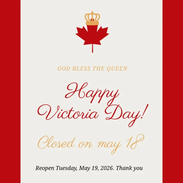 Victoria Day closing 📌

Book your pre-holiday appointments online today ❤️

Book now at: https://gemmanailsspa.ca