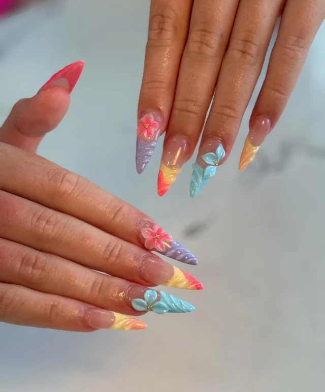 3D flowers, dreamy swirls, endless compliments 🌸✨

Book now at: https://gemmanailsspa.ca

#PastelNails #3DNails #NailArt #SpringNails #FlowerNails